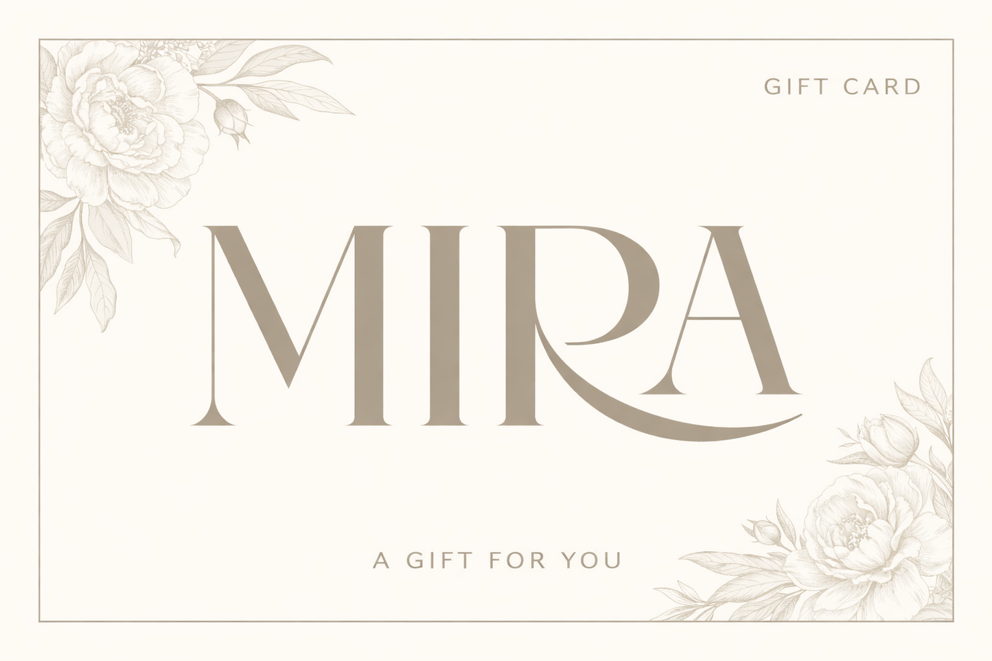 MIRA Digital Gift Card