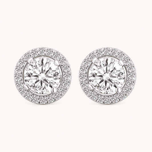 Halo Stud Earrings